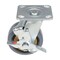 Vestil Rubber Swivel With Brake Caster 5 In. Diameter x 2 In. Width 661 Lb. Capacity Dark Gray/Gold CST-KSM-5X2MR-SWB - alternate 11